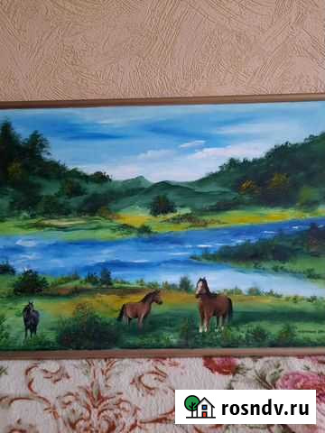 Картина маслом пейзаж Хабаровск - изображение 1