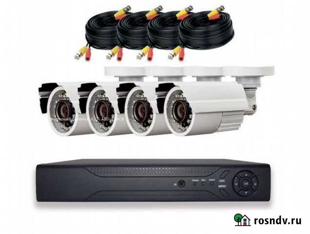 Комплект видеонаблюдения PST AHD-K04сh Калининград - изображение 1