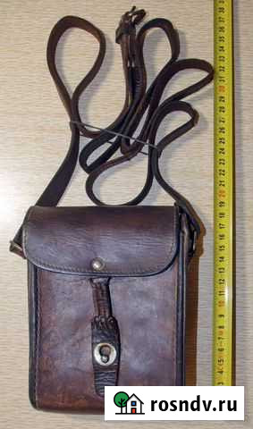 Кофр кожаный для бинокля, СССР, 1940-е Санкт-Петербург - изображение 1