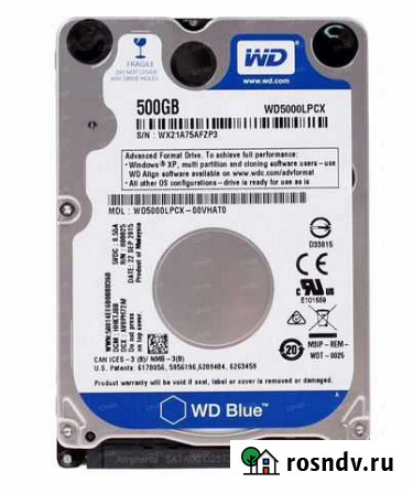 HDD 2,5 500 гб Нерюнгри - изображение 1