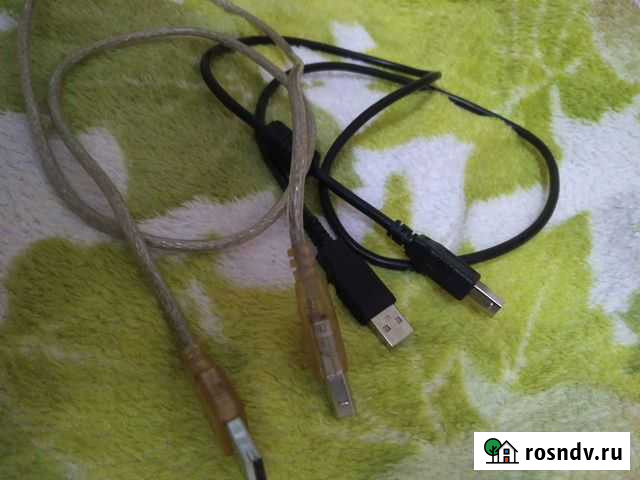 Провода USB-тип А/В и USB-microUSB Самара - изображение 1
