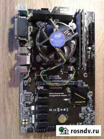 Материнская плата LGA1151 + процессор + озу DDR4 Ковров