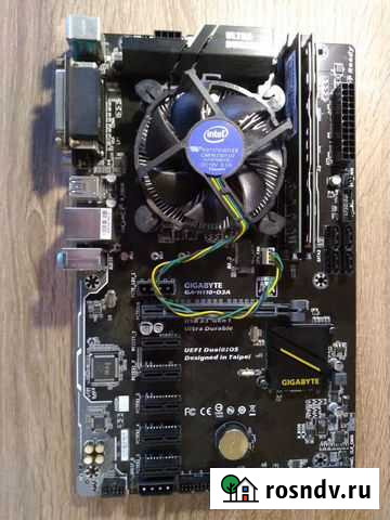 Материнская плата LGA1151 + процессор + озу DDR4 Ковров - изображение 1