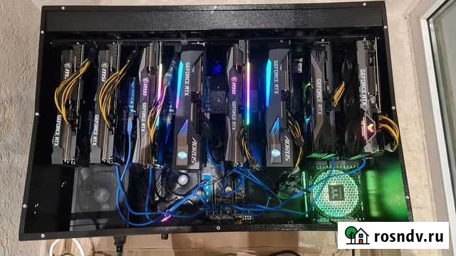 Майнинг ферма 500 Мн (8 Х RTX 3070 TI) Иваново - изображение 1
