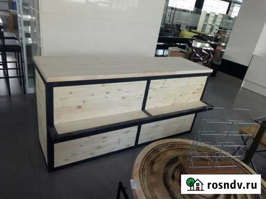 Стойка- ресепшн деревянный Новосибирск - изображение 1