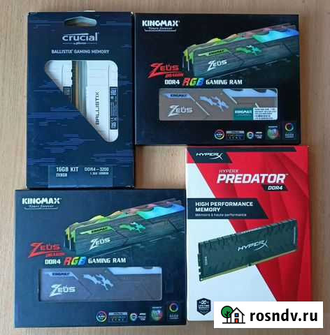 Kingston / Crucial / Kingmax DDR4 8Gb Нижний Новгород - изображение 1