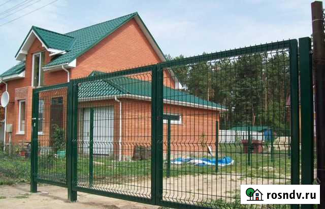 Ворота распашные из сетки 3д размер 4*2 Красноярск - изображение 1