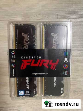 Ddr4 2x16 3600 kingston fury beast RGB Волхов - изображение 1
