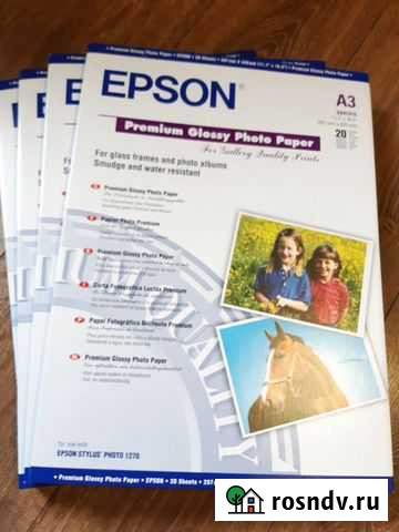 Фотобумага epson A3 S041315 Чехов - изображение 1