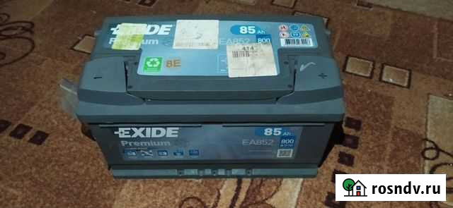 Аккумулятор exide premium 85ah ea852 Десногорск - изображение 1