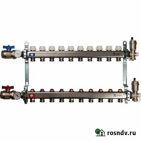 Stout Коллектор в сборе нерж без расход. на 10 вых Тбилисская - изображение 1