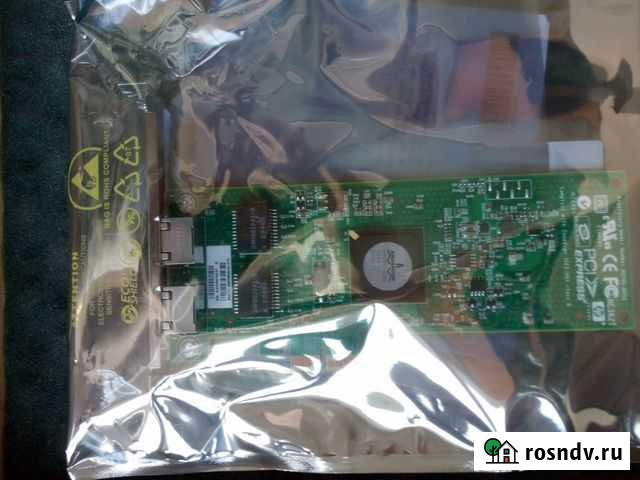Сетевой адаптер HP NC382T PCI-E 2Port Казань - изображение 1