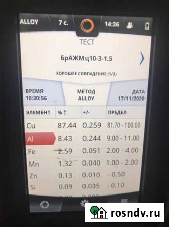 Спектральный анализ металлов Ноябрьск - изображение 1