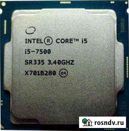 Процессор i5 7400 + плата b250 + ddr4 8Gb + кулер Уфа
