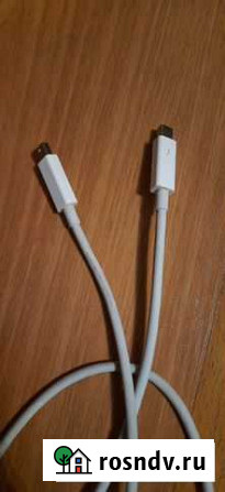 Кабель Apple Thunderbolt 2, белый, 2 м Лиски - изображение 1