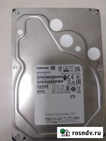 Жесткий диск 6 тб - почти новый Щёлково - изображение 1