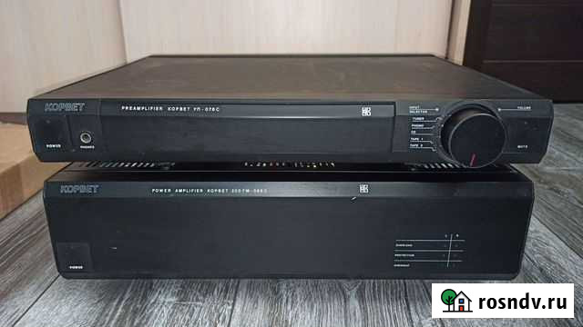 Усилитель Корвет уп-078с + 200ум-088с Магнитогорск - изображение 1