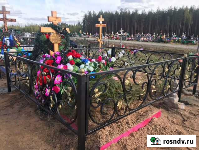 Оградка кованая Тихвин - изображение 1