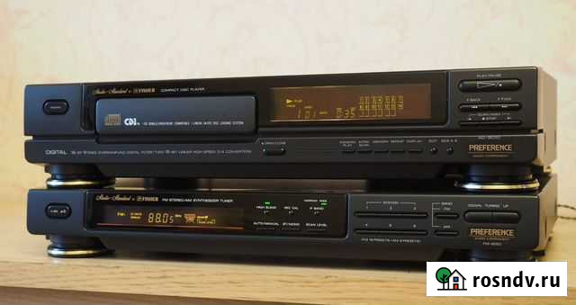 Комплект CD Fisher AD-9030 + Тюнер Fisher FM-9050 Развилка - изображение 1