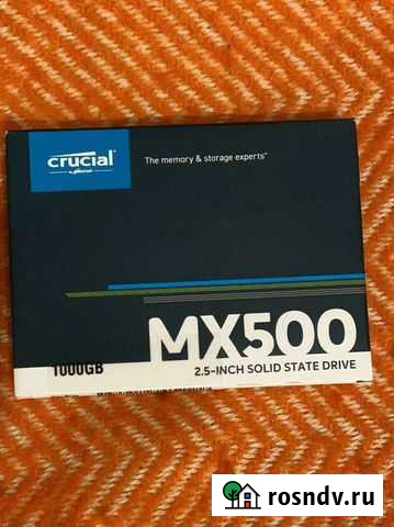 Новый SSD диск Crucial MX500 1TB Красногорск - изображение 1