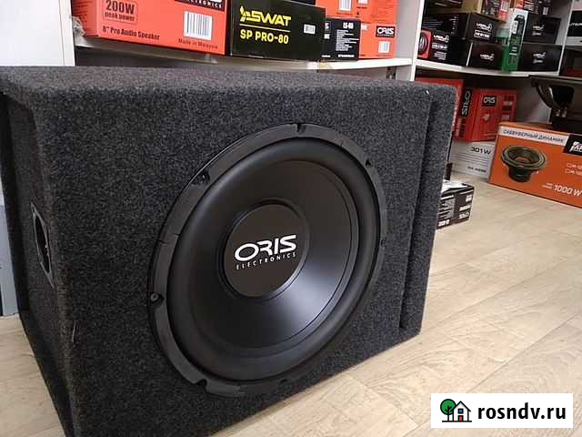 Сабвуфер ORiS 12l 1200,Wvв коробе фи- 50л Пермь - изображение 1