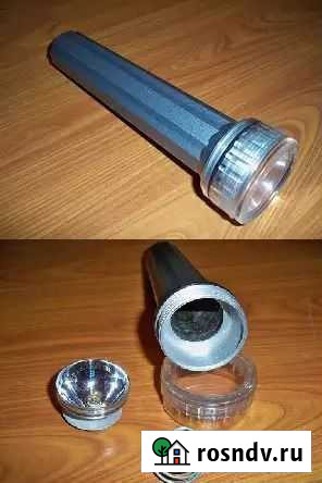 Фонарик металлический герметичный (советский) Астрахань - изображение 1