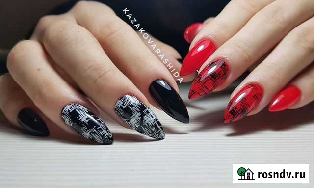 Наращивание ногтей, маникюр, гель лак Омск - изображение 1