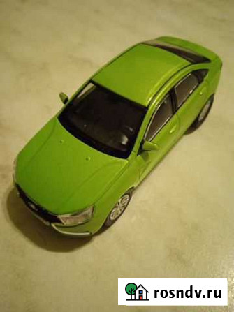 Лада Веста модель автомобиля 1/43. Журнальная сери Пермь - изображение 1