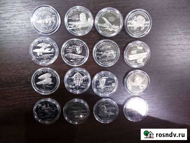 Монеты острова Мэн. Человек в полете Тихорецк - изображение 1