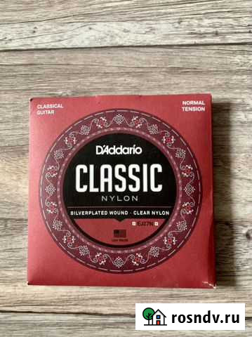 Daddario EJ27 N Струны для классической гитары Пермь - изображение 1