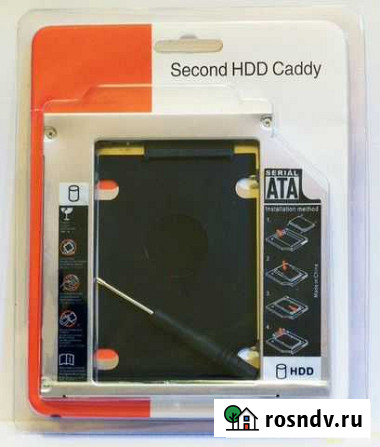 Переходник HDD - DVD SATA 12.7мм Калининград - изображение 1