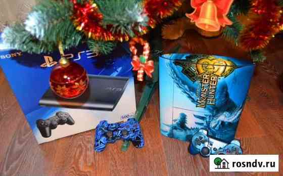 Sony Playstation 3 Monster Hunter 3 640гб+104 игры Вологда