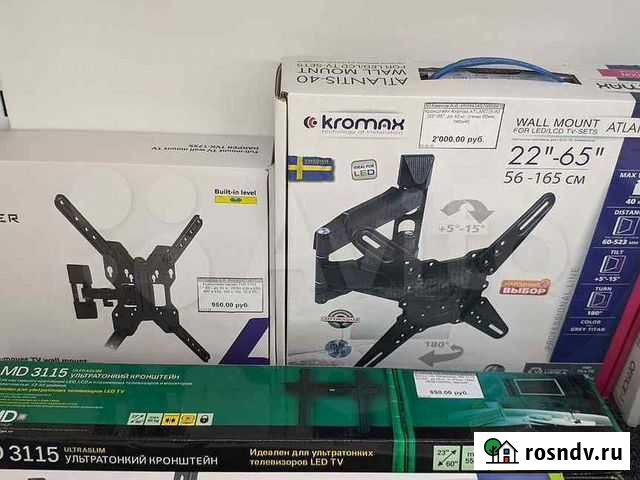 Кронштейны для тв на стену, различные модели Стерлитамак - изображение 1