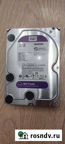Жесткий диск 3 тб WD Purple Самара - изображение 1