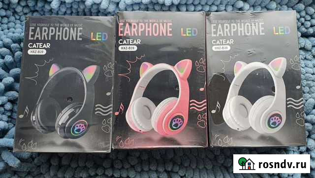 Наушники (кошачьи ушки ) Биробиджан - изображение 1