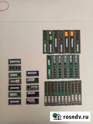 Память DDR2, DDR3, dimm, sodimm, 1GB Челябинск - изображение 1