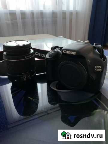 Зеркальный фотоаппарат canon 550d Воркута - изображение 1