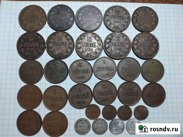 Монеты Русская Финляндия (1898-1917 года) Воскресенск - изображение 1