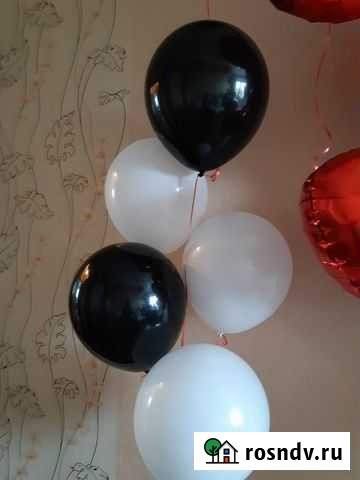 Черно белые латексные шары Ижевск - изображение 1
