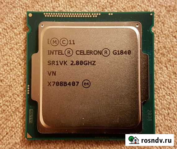 Процессор Inte Celeron G1840 для Socket1150 Брянск - изображение 1