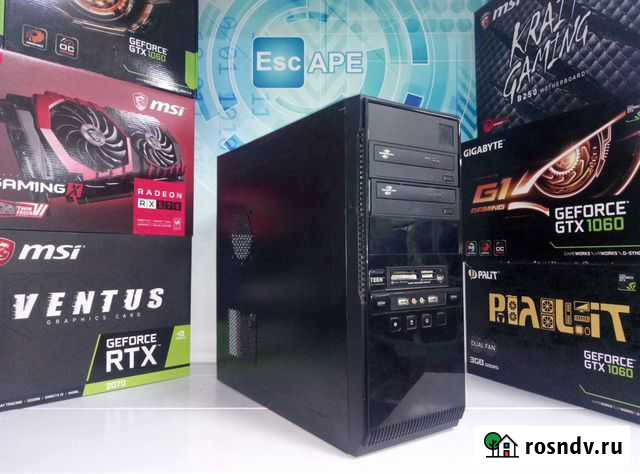 Отличный системный блок 4хcore, 8GB, R7 240, 500gb Братск - изображение 1