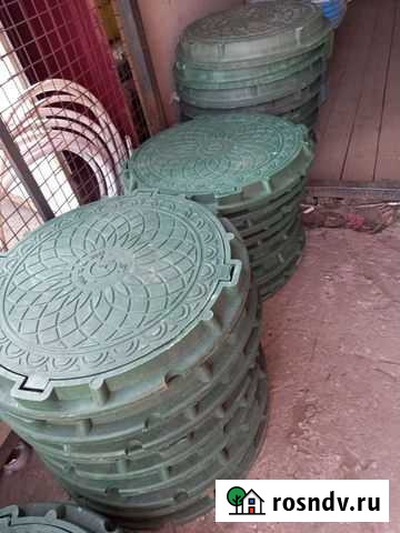 Люк канализационный полимерпесчаный Рязань - изображение 1