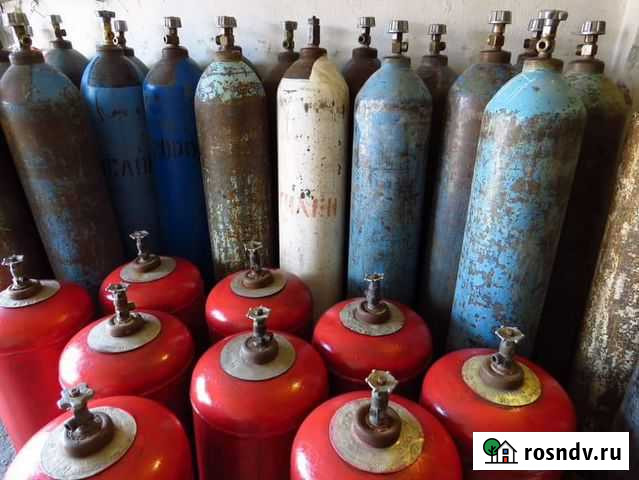 Аргон в баллонах 40л, резаки Детчино - изображение 1