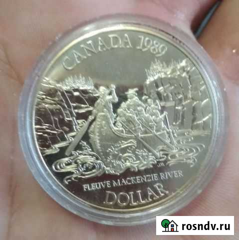 Серебряная монета,1 Канада Саки - изображение 1