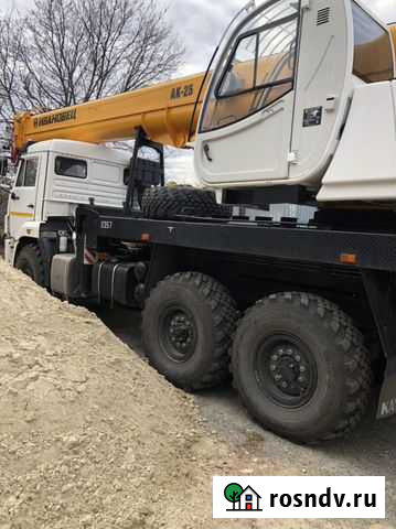 Автокран 25т вездеход, манипулятор 7т + пр Белгород - изображение 1