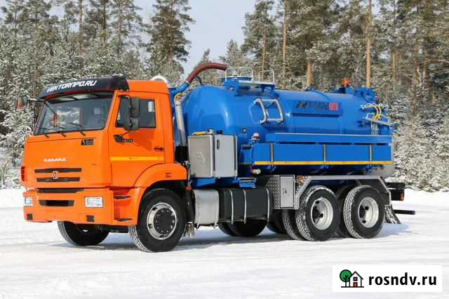 Илососная машина мвс-10 на шасси камаз-65115 Е-5 Благовещенск - изображение 1
