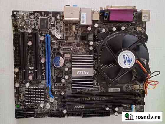 Материнская плата msi с процессором e7500 Хабаровск