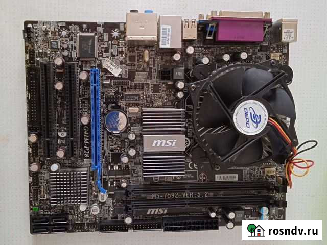 Материнская плата msi с процессором e7500 Хабаровск - изображение 1