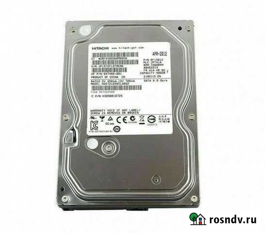 Жесткий диск hitachi 500 gb ноутбука Миасс - изображение 1