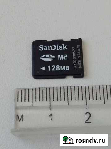 Карта памяти Memory Stick M2 128MB Магнитогорск - изображение 1